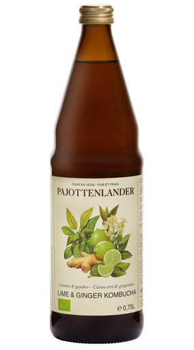 Pajottenlander Kombucha limoen gember 75cl