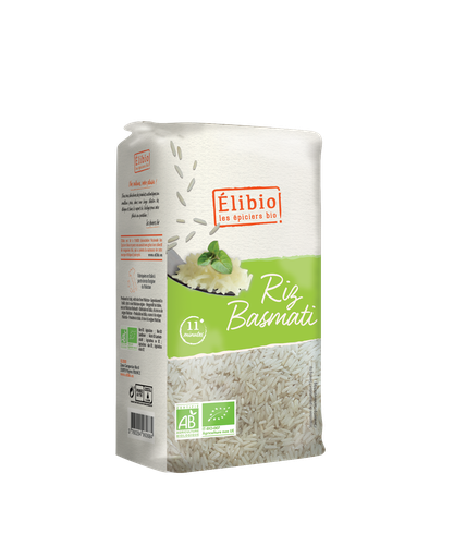 Élibio Witte basmatirijst van Pakistan bio 1kg