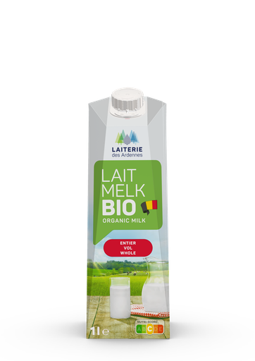 Laiterie Ardennes Volle melk UHT bio 1L