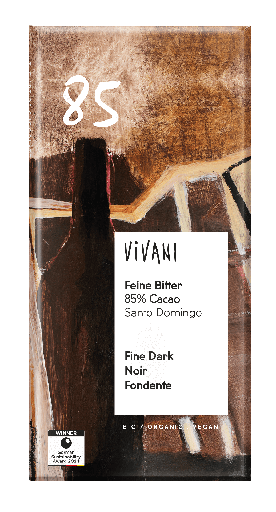Vivani Chocolade puur 85% Santo Domingo bio 80g