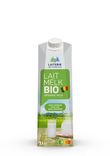 Laiterie Ardennes Halfvolle melk UHT bio 1L