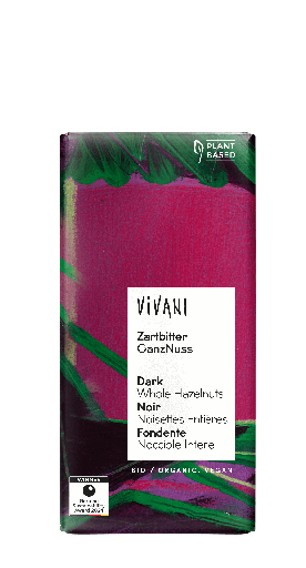 [30747] Vivani Chocolade puur hele hazelnoot bio 100g