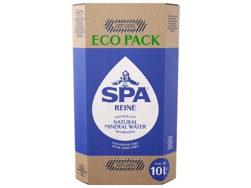 SPA Reine - Niet bruisend natuurlijk mineraalwater ECOPACK 10L
