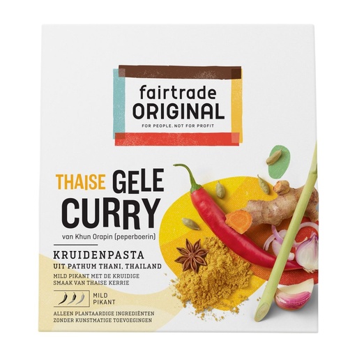 [30995] Oxfam Gele curry kruidenpasta 70g