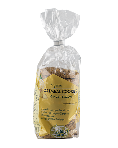 Billy's Farm Haverkoeken gember citroen bio 200g