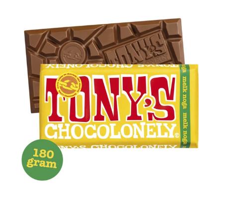 Tony's Chocolonely Melk Nougat 180g