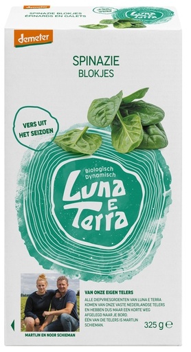 Natural Cool Gehakte spinazie bio demeter 450g
