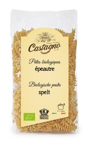 Castagno Bio witte fusilli (100% spelt) 500 g