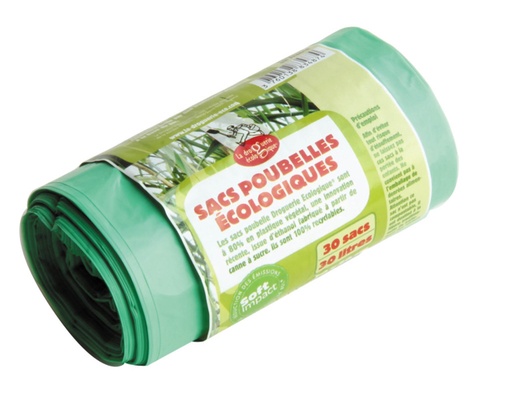 La Droguerie Ecologique Vuilniszakken 30x30l (50x70cm)