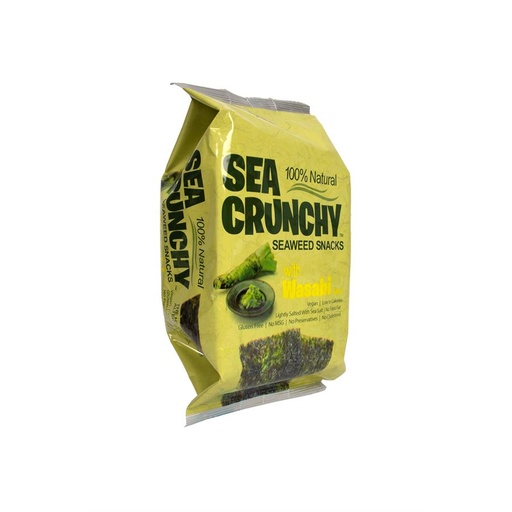 SEA CRUNCHY Zeewiersnack wasabi 10g