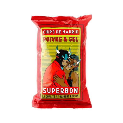 Superbon Salt & Pepper Chips 125gr