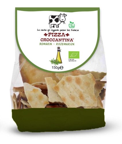 Bio pizza Croccantina met rozemarijn 150 g