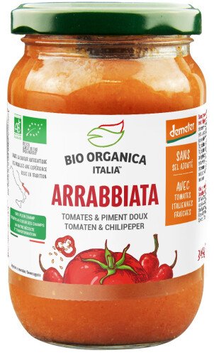 BOI Arrabbiata pittige tomatensaus met rode chilipepers 350g