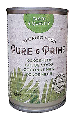 [MA0022] Pure & Prime Kokosmelk zonder guargom bio & glutenvrij 440ml