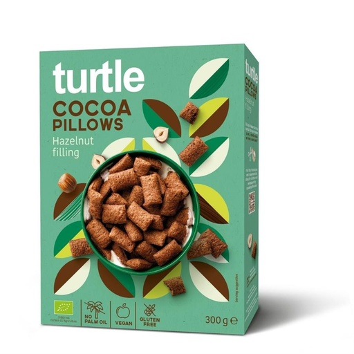 TURTLE Cacao kussentje hazelnoot 300g