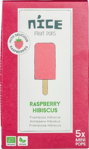 NICE Fruitijsjes framboos hibiscus 5st