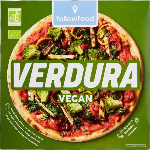 FOLLOWFOOD Pizza verdura Vegan 339g (kopie)