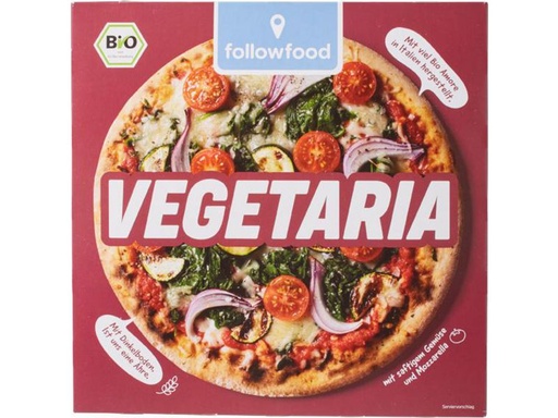 FOLLOWFOOD Pizza vegetaria 367g