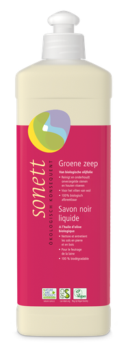 Sonett Groene zeep vloeibaar 500ml