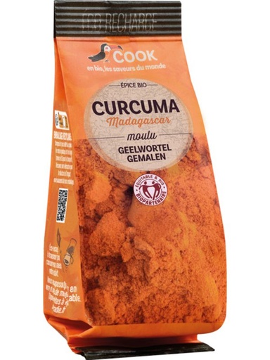 COOK Kurkuma gemalen navulling 35g