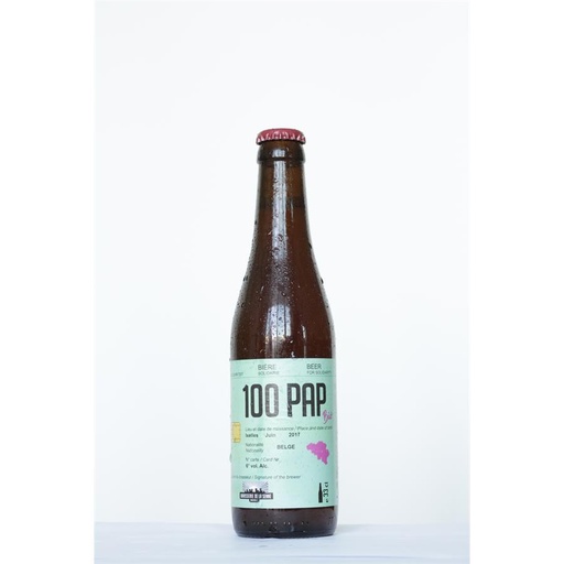 100PAP Solidariteit me sans-papiers bier 33cl