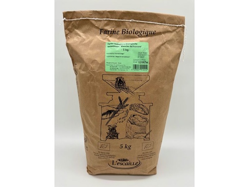ESCAIL Tarwebloem wit T65 bio 5kg